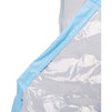 Juvale 12-Pack Clear Waterproof Rain Bonnet Hat with Visor, Transparent with Blue Trim