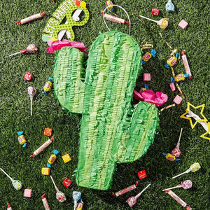 Cactus Pinata for Kids Birthday Party, Cinco De Mayo (17 x 11.5 In)