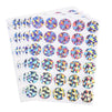 Scratch-Off Stickers - 300-Pack Round Sticker Labels, Self-Adhesive Peel and Stick DIY Circle Labels for Wedding Games, Fundraisers, Promotions, Holographic, 1-Inch Diameter
