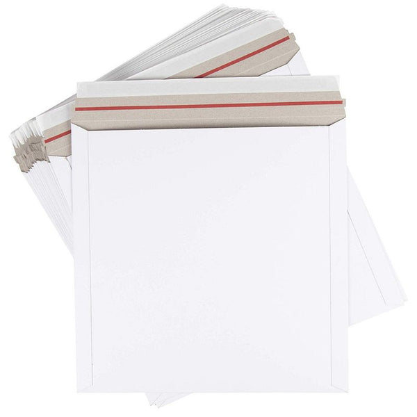 Rigid Mailing Envelopes, Stay Flat Mailers (12 In, 25 Pack)