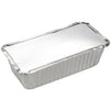 Juvale Loaf Pans with Lid (50 Pack) Disposable Aluminum Foil Bread Baking Tins 8.5 x 2.5 x 4.5 inches (22 Ounce)