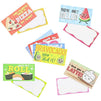 Juvale 60-Pack Kids Motivational Lunch Box Note Cards with Funny Puns, 30 Designs, 2 x 3.5 Inches