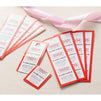 Juvale 1000 Pack 3 Part Coat Room Check Claim Tags with Serial Numbers 1-1000, 4.75 x 1.5 Inches