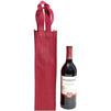 Wine Tote Bag, Reusable Gift Bags (3.75 x 13.7 x 3.5 In, Burgundy, 20 Pack)