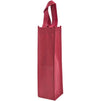 Wine Tote Bag, Reusable Gift Bags (3.75 x 13.7 x 3.5 In, Burgundy, 20 Pack)