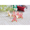 Breast Cancer Awareness Lapel Pins - 12-Pack Pink Ribbon Pins - Hope Ribbon Lapel Pins for Charity Recognition, Public Event, Fundraiser, Survivor Campaign, Pink, 1.2 x 0.6 Inches