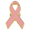 Breast Cancer Awareness Lapel Pins - 12-Pack Pink Ribbon Pins - Hope Ribbon Lapel Pins for Charity Recognition, Public Event, Fundraiser, Survivor Campaign, Pink, 1.2 x 0.6 Inches