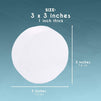 Foam Circles for Crafts, DIY Projects (3 x 3 x 1 In, 24 Pack)