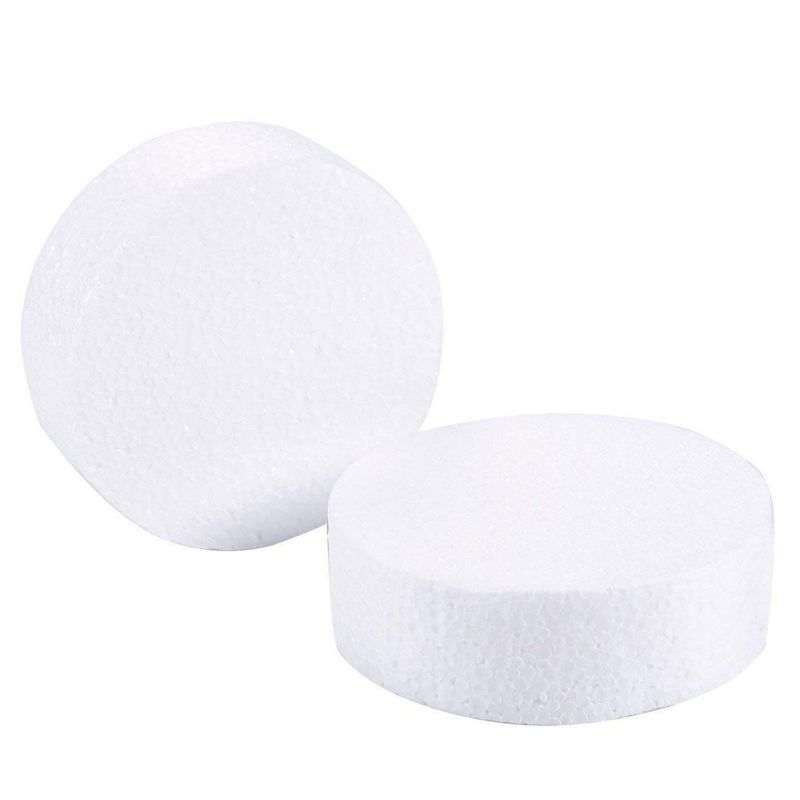 Foam Circles for Crafts, DIY Projects (3 x 3 x 1 In, 24 Pack)