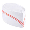 60 Pack Diner Food Server Soda Jerk Paper Cap - Disposable Retro Paper Chef Hats for Restaurant and Themed Party