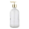 Gold Bathroom Soap Dispenser for Lotion and Liquid (16 Ounce, 6 Pack)