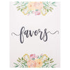 Juvale 8-Pack Floral Baby Shower Signs for Table Decor and Party Decorations, 8.5 x 11 Inches