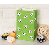 Party Treat Bags - 36-Pack Soccer Party Gift Bags, Kids Boys Birthday Party Supplies, Paper Favor Bags, Goody Bags for Kids, Soccer Design, 5.1 x 8.7 x 3.2 Inches