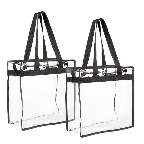 Stadium Approved Clear Tote Bags (2 Pack)