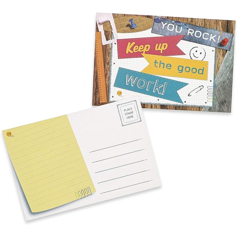 Motivational Postcards for Kids, Classroom Supplies (6x4 In, 96 Pack)