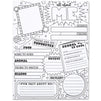 Juvale 30-Pack Kids All About Me Posters for Kindergarten, Elementary School, 17 x 22 Inches