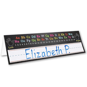 Classroom Name Tags, Alphabet Design (11.5 x 7 Inches, 72-Pack)