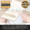 Juvale Cotton Paper Stationery with Envelope (8.5 x 11) Ivory