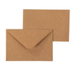 Mini Envelopes - 250-Count Gift Card Envelopes, Kraft Paper Business Card Envelopes, Bulk Tiny Envelope Pockets for Small Note Cards, Brown, 4 x 2.8 Inches