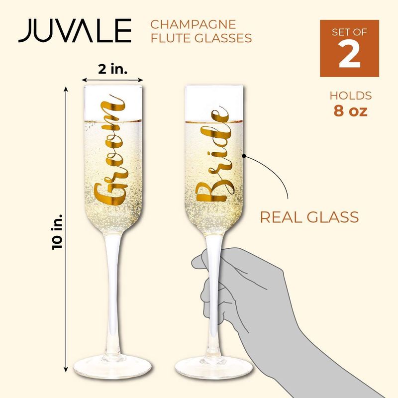 Viski Champagne Flute 2-pack 8 oz - Bottle Values