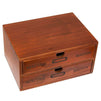 Juvale Small Wood Desktop Organizer Storage Box with Drawers, French Design