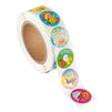 Reward Stickers - 1000-Count Encouragement Sticker Roll for Kids, Motivational Stickers with Cute Animals for Students, Teachers, Classroom Use, 8 Designs, 1.5 Inches Diameter