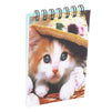 Juvale Cute Cat Mini Notebook, Spiral Notepad, Kitten Party Supplies (55 Sheets, 24 Pack)