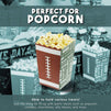 Mini Popcorn Boxes for Football Party, Game Day (3.3 x 5.5 x 2.75 In,100 Pack)