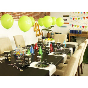 Video Game Party Bundle, Includes Plates, Napkins, Cups, and Cutlery (24 Guests,144 Pieces)