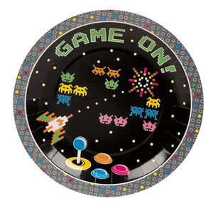 Video Game Party Bundle, Includes Plates, Napkins, Cups, and Cutlery (24 Guests,144 Pieces)