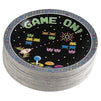 Black Video Game Paper Plates for Birthday Party (9 In, 80 Pack)