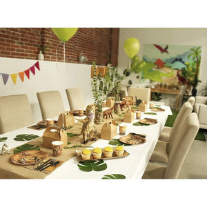 Jurassic Dinosaur Party Bundle, Includes Plates, Napkins, Cups, and Cutlery (24 Guests,144 Pieces)