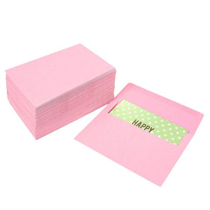Pink A7 Envelopes for Mailing Greeting Cards, Invitations (5.25 x 7.25 In, 100 Count)