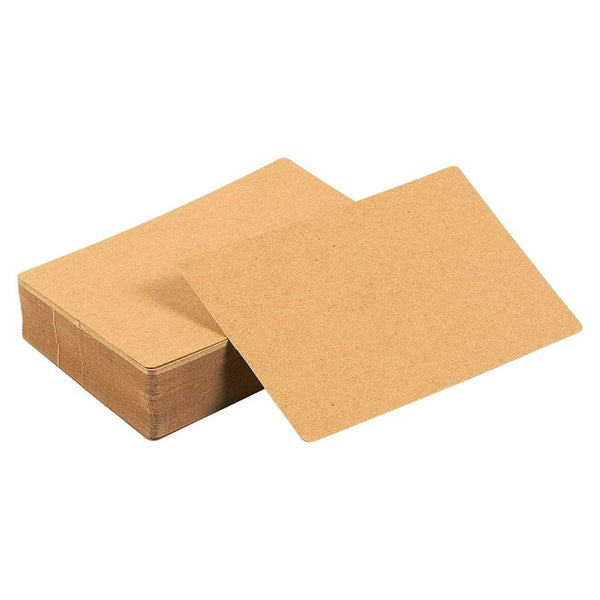 Juvale Blank Scratch Paper Flash Cards (3.3 x 5.2 in, 100 Pack)