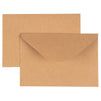 100 Pack Brown Kraft Grocery Bag Paper A4 Envelopes for 4 x 6 Greeting Cards and Invitation Announcements - Value Pack Envelopes - 4.2 x 6.2 Inches - 100 Count