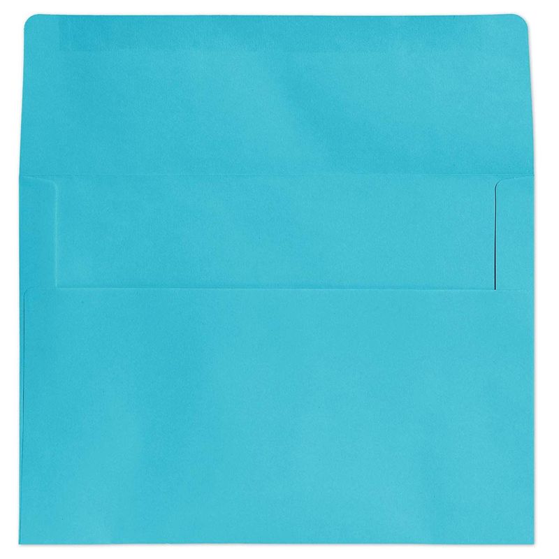 100 Pack Blue Colored A7 Envelopes in Bulk for 5x7 Greeting Cards and Invitation