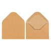 Juvale 100-Count Gift Card Envelopes, Brown Kraft Mini Small Envelope for Business Cards, Small Note Cards, 4.1 x 2.75 Inches