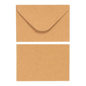 Juvale 100-Count Gift Card Envelopes, Brown Kraft Mini Small Envelope for Business Cards, Small Note Cards, 4.1 x 2.75 Inches