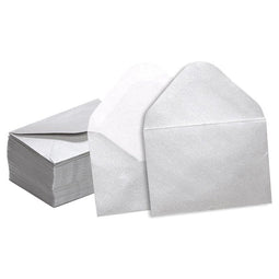 100 Pack Mini Envelopes with Colorful Blank Note Cards Small Self-Adhesive Envelopes Small Business Card Envelopes(4 x 2.7 Inches, 10 Colors)