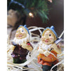 Mini Garden Gnome Statue Set in for Fairy Gardens, Home Decor (4 in, Set of 6)