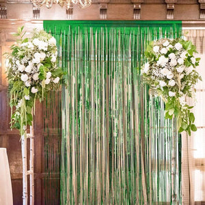 Tinsel Foil Fringe Curtains Rose Gold Metallic Shimmer Curtain Backdrop  Foil Streamers Party Decorations Fringe Streamers Fringe Background Tinsel  Curtains Fringe Backdrop for Birthday Party Door 