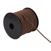 Flat Leather Cord for Jewelry Making, Faux Suede Beading Cord (0.08 in, 100 Yd)