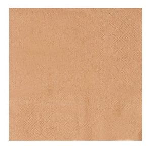 Kraft Party Supplies, Paper Napkins (Brown, 5 x 5 In, 500 Pack)
