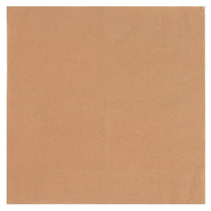 Kraft Party Supplies, Paper Napkins (Brown, 5 x 5 In, 500 Pack)
