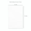 White Card Stock Half Fold Greeting Cards for DIY Craft, Notes, Glossy and Matte (8.5 x 5.5 In Folded, 100 Sheets)