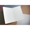 White Card Stock Half Fold Greeting Cards for DIY Craft, Notes, Glossy and Matte (8.5 x 5.5 In Folded, 100 Sheets)