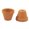 Mini Terra Cotta Pots for Propagation, Flower Pots for Plants with Saucers (1.9 x 1.5 in, 16 Pack)