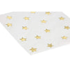 Cocktail Napkins - 50-Pack Gold Foil Star Disposable Paper Napkins, 3-Ply, Birthday, Bridal Shower Party Decoration Supplies, Folded 5 x 5 Inches