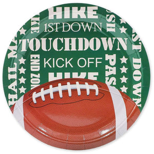 Football Party Bundle Includes Plates, Napkins, Cups, and Cutlery (Serves 24, 144 Pieces)