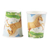 Horse Birthday Party Supplies, Paper Plates, Napkins, Cups, Cutlery (Serves 24, 144 Pieces)